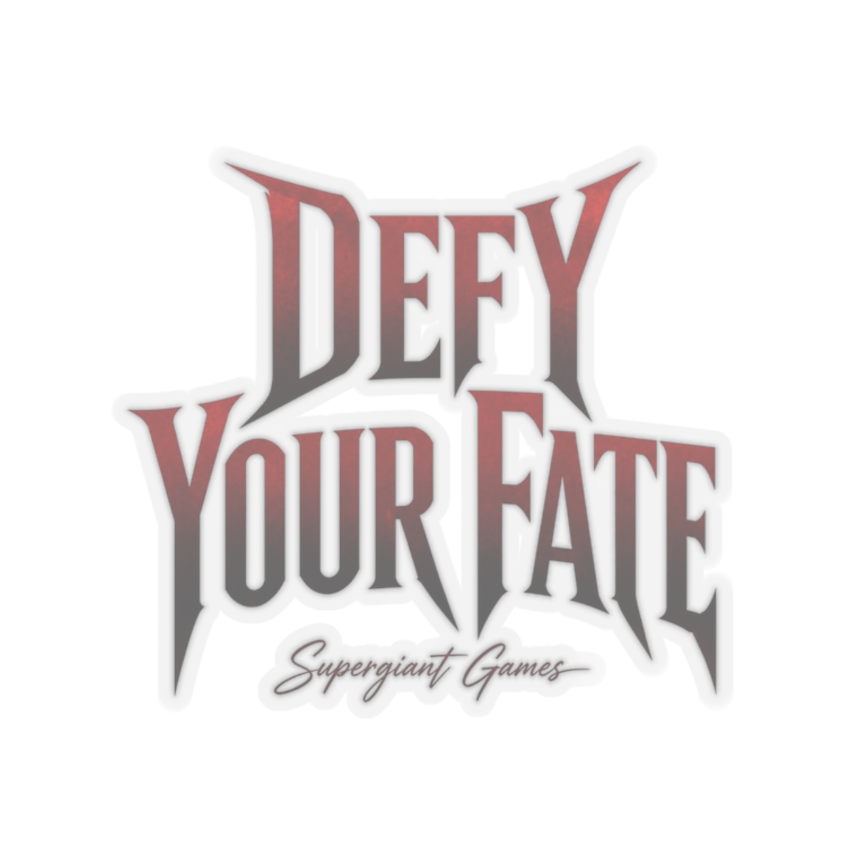 Hades II "Defy Your Fate" Sticker - Official stickers merchandise