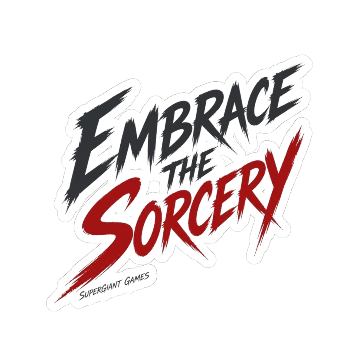 Hades II "Embrace the Sorcery" Sticker - alternate angle 5, merchandise