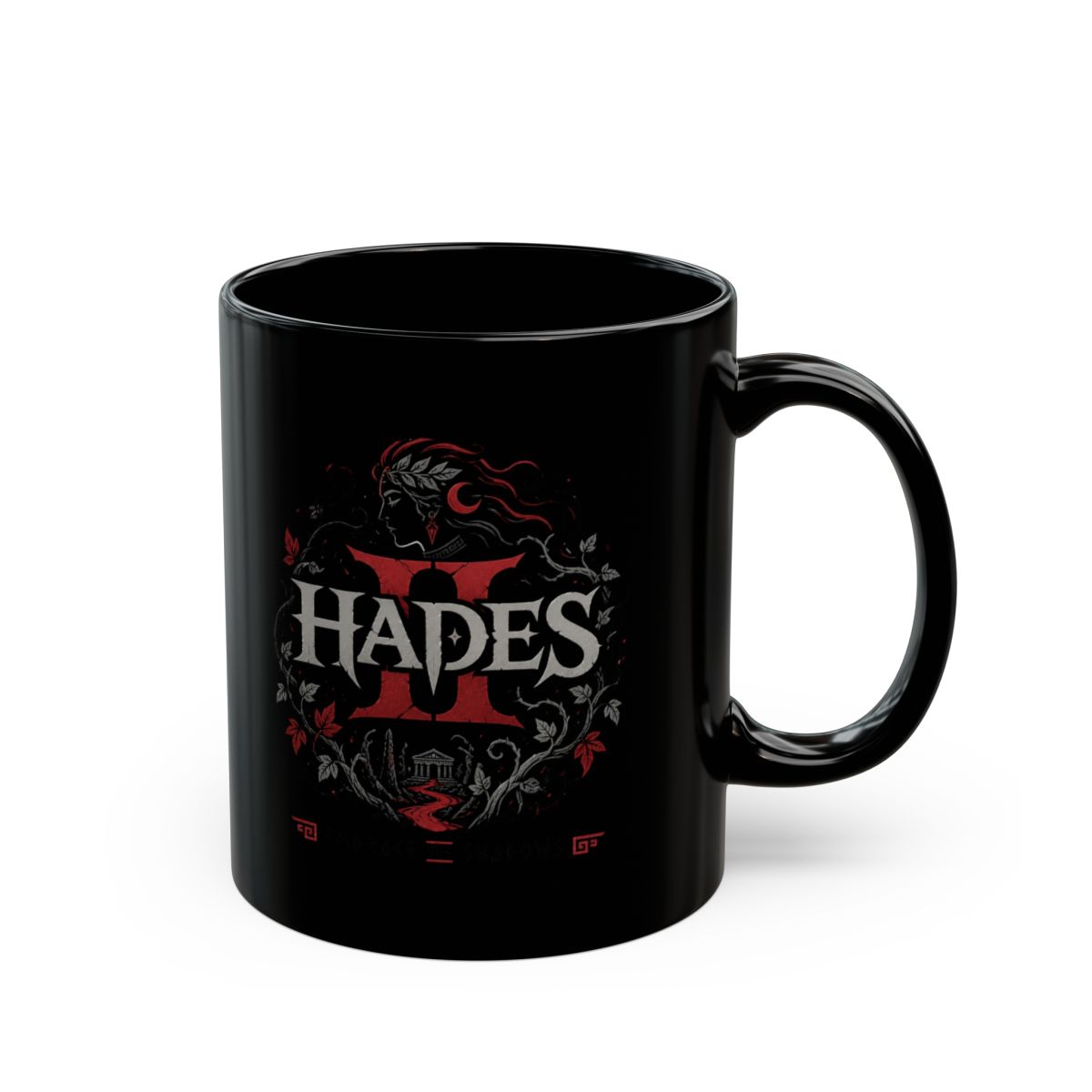 Hades II "Embrace the Shadows" Black Mug - Official mugs merchandise