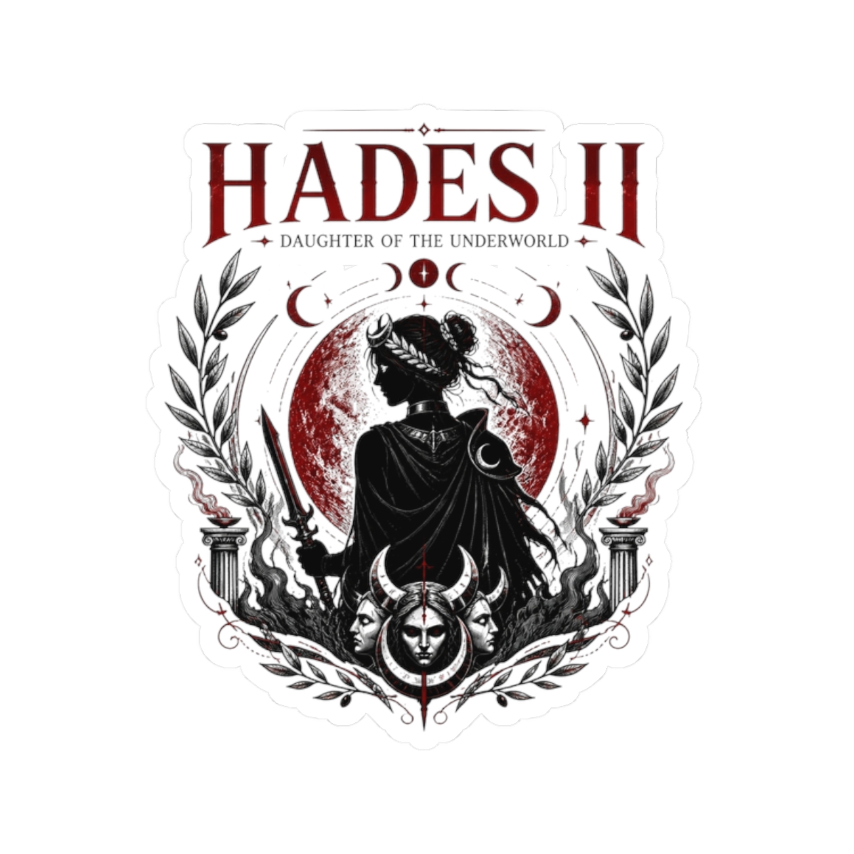 Hades II "Hades II - Daughter of the Underworld" Sticker - Official Stickers merchandise