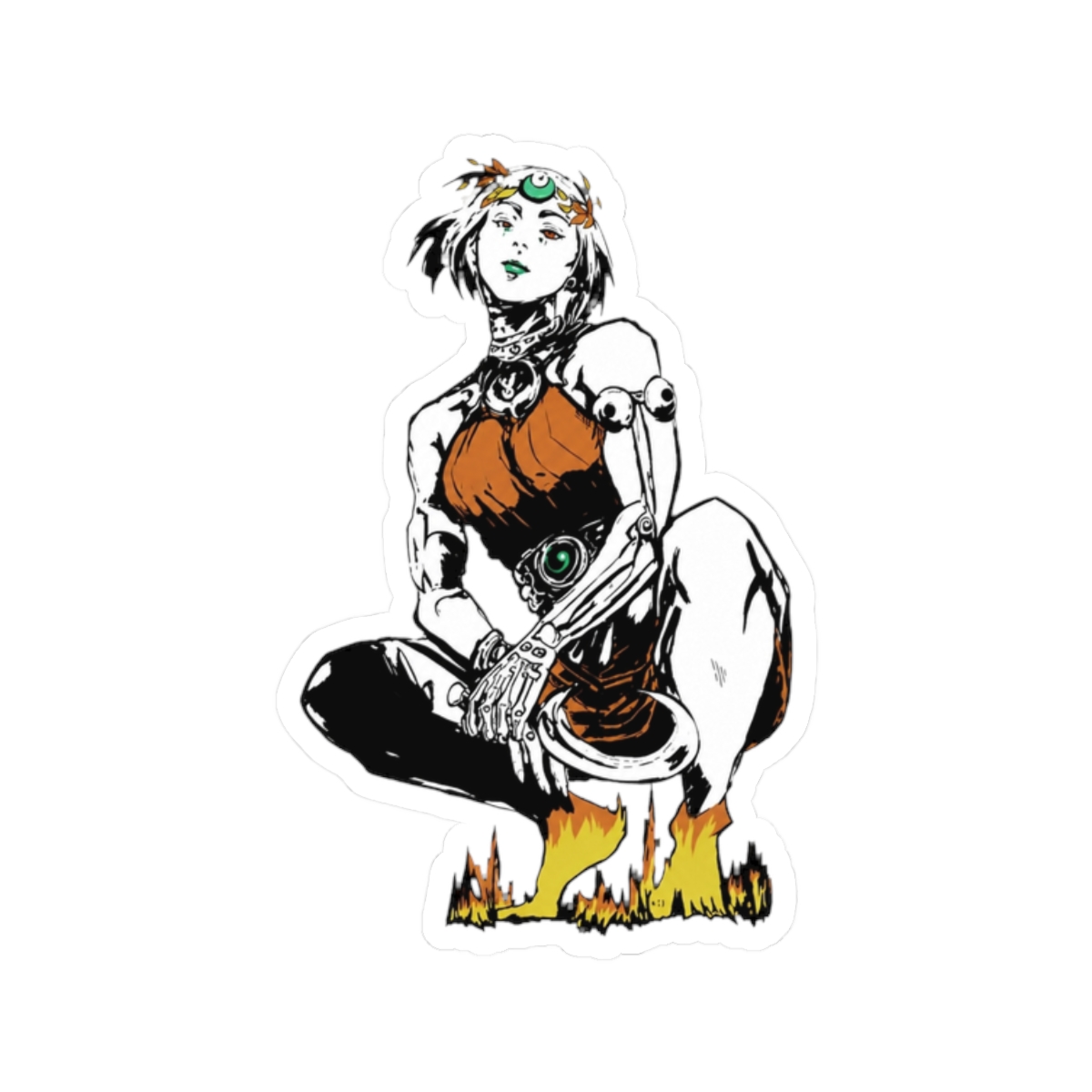 Melinoë Hades II Sticker - alternate angle 3, merchandise