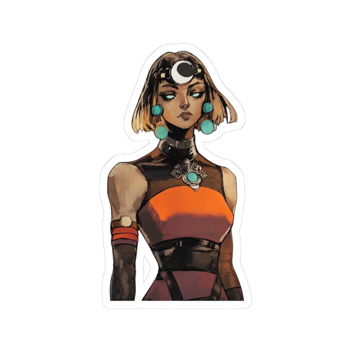 Melinoe Hades 2 Game Fanart Sticker - Official stickers merchandise