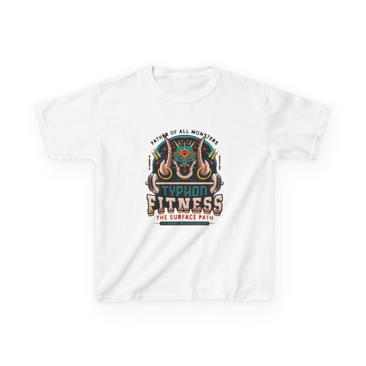 Father Of All Monsters Fitness Emblem Kids Hades T-Shirt - Official t-shirts merchandise