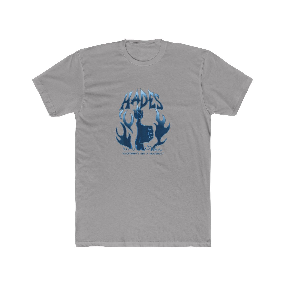 Disney Villains Hades Everybody's Got A Weakness Blue Flame T-Shirt Small - Official t-shirts merchandise